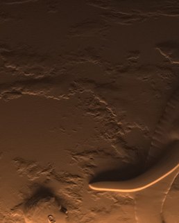Bas-relief ENCOUNTER, module en plâtre