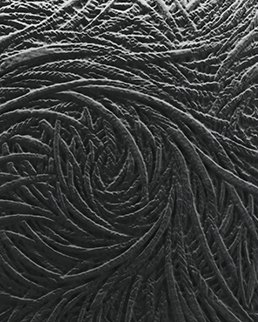 Bas-relief THORNS, module en plâtre, motif floral