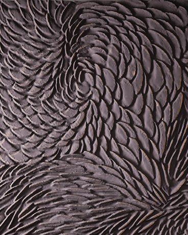 Bas-relief FALCON, module en plâtre, motif floral