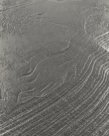 Bas-relief BREEZE, module en plâtre, motif de conception