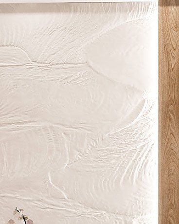 Bas-relief DESERT, module en plâtre, motif de conception