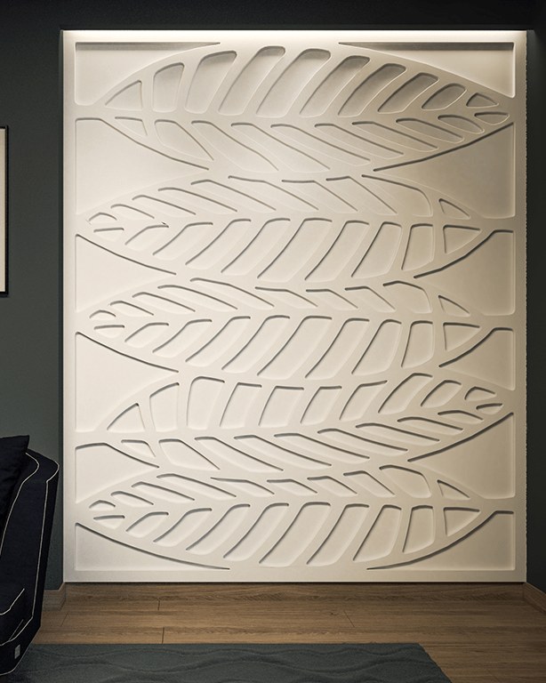 Bas-relief BAMBOO posé en situation