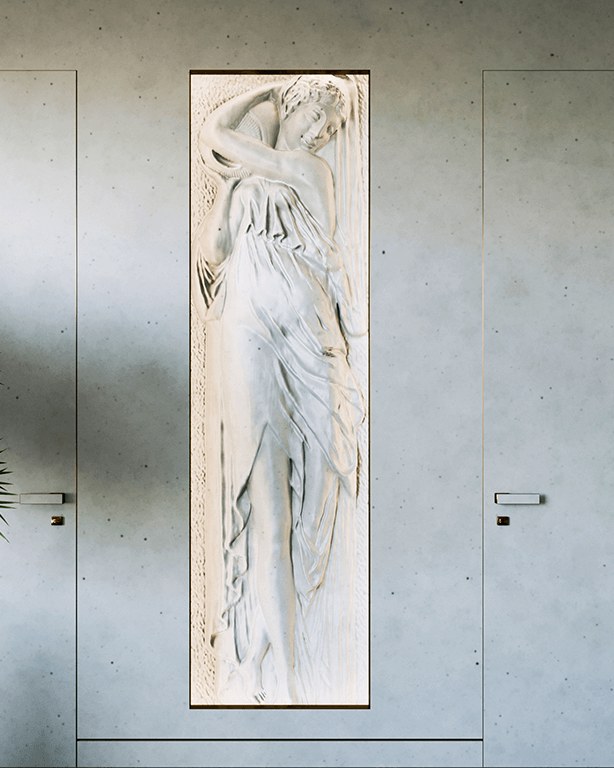 Bas-relief FOUNTAIN OF INNOCENTS posé en situation