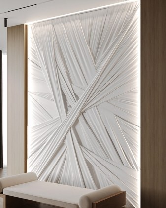 Bas-relief INFINITY posé en situation