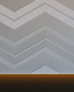 Panneau 3D D-02, module en plâtre