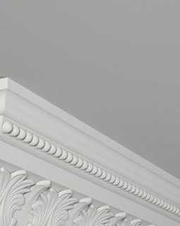 Moulure de plafond K-09, module en plâtre