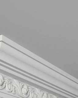 Moulure de plafond K-10, module en plâtre