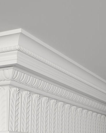 Moulure de plafond K-14, module en plâtre