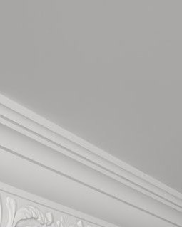 Moulure de plafond K-18, module en plâtre