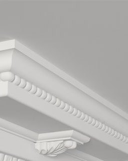 Moulure de plafond K-22, module en plâtre