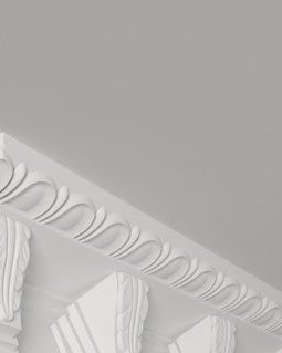 Moulure de plafond K-25, module en plâtre