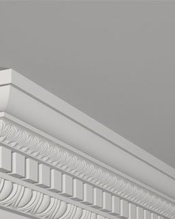 Moulure de plafond K-27, module en plâtre