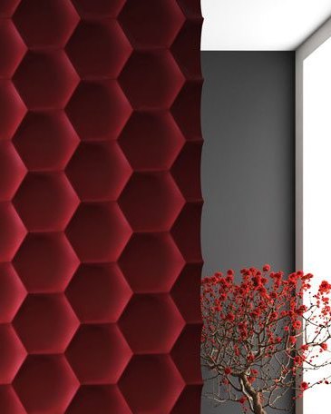 Panneau 3D M-12, module en plâtre