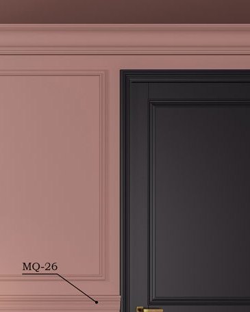 Décoration murale MQ-26, module en plâtre