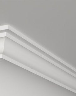 Moulure de plafond Q-02, module en plâtre