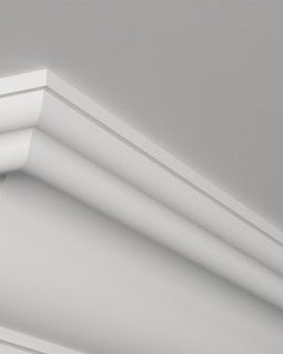 Moulure de plafond Q-03, module en plâtre