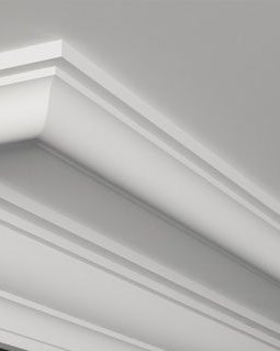 Moulure de plafond Q-06, module en plâtre