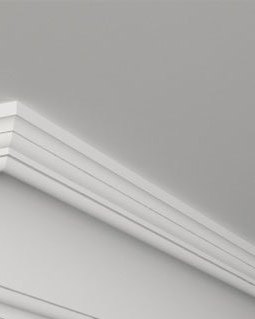 Moulure de plafond Q-07, module en plâtre