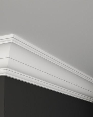 Moulure de plafond Q-10, module en plâtre