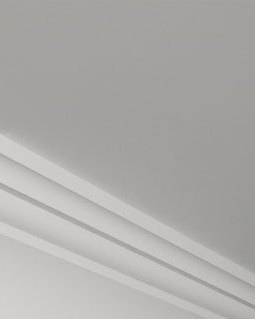 Moulure de plafond Q-12, module en plâtre