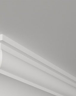 Moulure de plafond Q-16, module en plâtre
