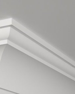 Moulure de plafond Q-17, module en plâtre