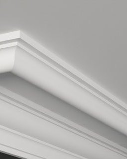Moulure de plafond Q-20, module en plâtre
