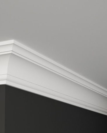Moulure de plafond Q-25, module en plâtre