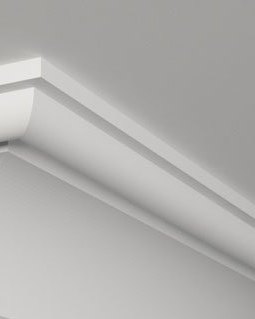 Moulure de plafond Q-26, module en plâtre