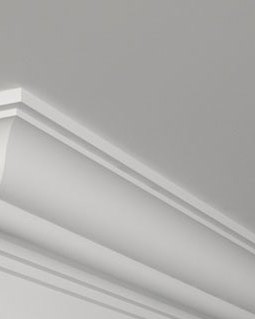 Moulure de plafond Q-27, module en plâtre