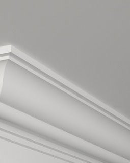 Moulure de plafond Q-28, module en plâtre