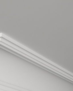 Moulure de plafond Q-32, module en plâtre