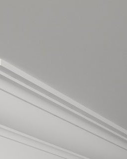 Moulure de plafond Q-34, module en plâtre
