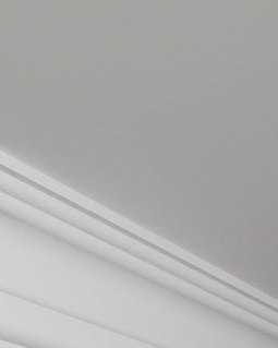 Moulure de plafond Q-37, module en plâtre