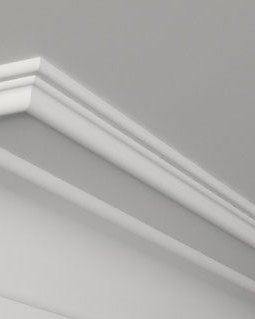 Moulure de plafond Q-43, module en plâtre
