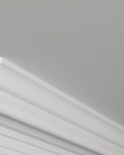 Moulure de plafond Q-44, module en plâtre