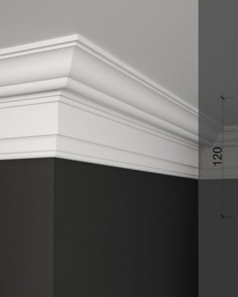 Moulure de plafond Q-44 posé en situation