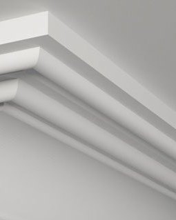 Moulure de plafond Q-47, module en plâtre