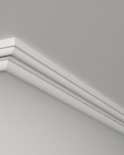 Moulure de plafond Q-48, module en plâtre