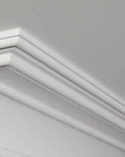Moulure de plafond Q-51, module en plâtre
