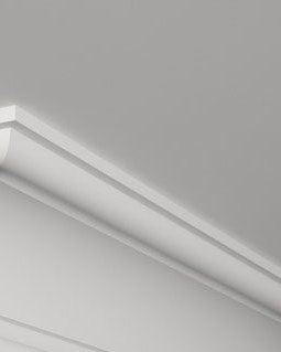 Moulure de plafond Q-53, module en plâtre