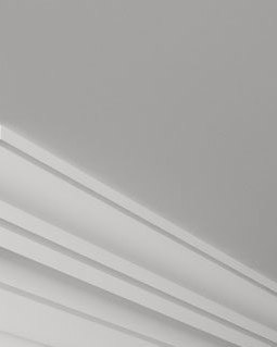 Moulure de plafond Q-54, module en plâtre