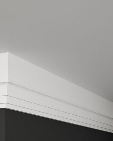 Moulure de plafond Q-62, module en plâtre