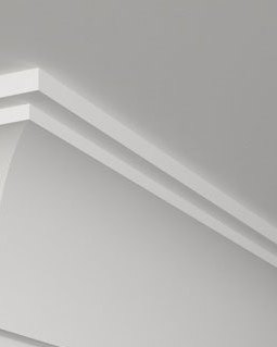 Moulure de plafond Q-71, module en plâtre