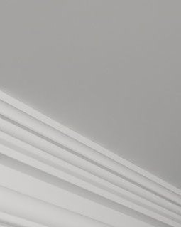 Moulure de plafond Q-72, module en plâtre