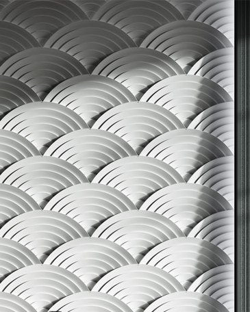 Panneau 3D Aura, module en plâtre
