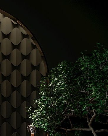 Panneau 3D PYTHON, module en plâtre