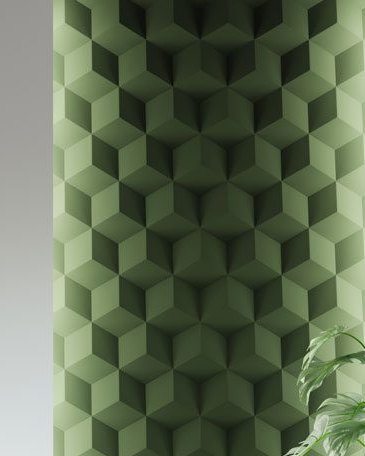 Panneau 3D M-107 A, B, module en plâtre